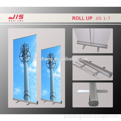 JIS1-7,Advertising trade show display exhibition usage,85*200 80*200 size Economic Standard roll up display banner stand